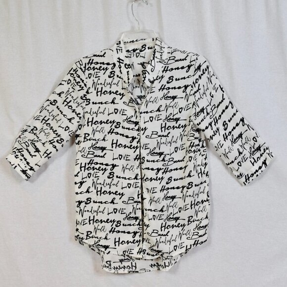 Great black & white top - Picture 1 of 3